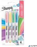 Sharpie Rostirón készlet, vágott, SHARPIE "S-Note", 4 különböző szín (NSH2138234)