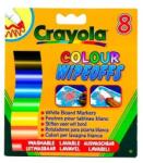 Crayola : 8 db lemosható vastag filctoll fehér táblára