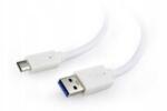 Cablexpert Usb 3.0 kábel (am/cm) 1.8m fehér (CCP-USB3-AMCM-6-W)