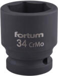 Fortum gépi dugófej 3/4", 34mm, L 57 mm, feketített (4703034)