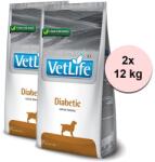 Vet Life Natural Diet Dog Diabetic 2x12 kg