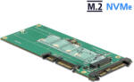 Delock Átalakító U. 2 SFF-8639 NVMe / SATA 22 tus & gt; 1 x M. 2 M aljzat (62864)