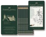 Faber-Castell Grafit ceruzák Faber-Castell Castell 9000 Art konzervdobozban, 12 db-os készlet