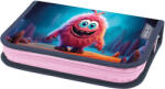 Herlitz Penar neechipat cu 1 clapa Herlitz 400198267, Motiv pink monster (400198267) Penar