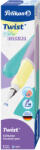 Pelikan Stilou twist color blocking light, penita m, grip ergonomic, ambidextru, 1 rezerva mare inclusa, in cutie carton (826228)