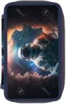Herlitz Penar neechipat cu 2 fermoare Herlitz 400198299, Motiv astronaut (400198299) Penar