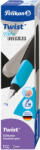 Pelikan Stilou Twist Pelikan 826235 Color blocking, penita M, grip economic, ambidextru, Dark (826235)