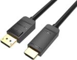 Vention 4K DisplayPort (DP) to HDMI Cable 1m Black (HAGBF)