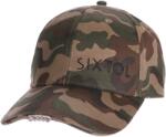 SIXTOL B-CAP Baseballsapka LED világítással, 25 lm, tölthető, USB, univerzális méret, terepszín (SX5038)