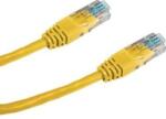 Datacom CAT5E UTP, 1m, sárga (1515)