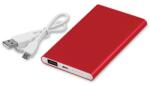 Excursion Мобилна Батерия Flatfour, 4000 mAh, червена