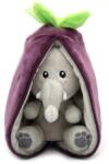 Deglingos 2în1 Elefant de pluș / vânătă - Catifea (SL80103)