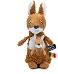 Les Ptipotos Cangur de pluș Allezou maro - mamă cu pui (SL73000)