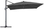 Garden Point Merano kerti napernyő LED-es világítással 3x4m Garden Point antracit (GAP1051)
