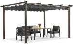 Garden Point Barbados terasz pergola 3x4 m Garden Point fa-antracit (GAP1345)