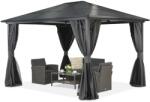 Garden Point Modern kerti pavilon Santiago 3x3, 6m szúnyoghálóval Garden Point antracit (GAP1083)
