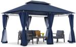 Garden Point Tengerészkék Ibiza 3x4m kerti pavilon szúnyoghálóval Garden Point (GAP1274)