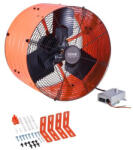 VEVOR Ipari teljesítményű tetőtéri elszívó ventilátor 2940 CFM légszállítással - állítható termosztáttal, 420 x 275 mm-es méretben, korrózióálló acélház,