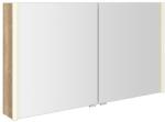 SAPHO ALIX tükrösszekrény LED világítással, 126x70x17, 5cm, Alabama tölgy (AX126-0022) (AX126-0022)