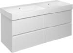 SAPHO FILENA mosdótartó szekrény, 118x51, 5x43cm, matt fehér (FID1212W) (FID1212W)