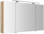 SAPHO RIWA tükrösszekrény LED világítással, 121x70x17cm, Alabama tölgy (RIW120-0022) (RIW120-0022)