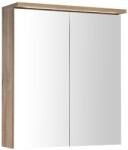 SAPHO AQUALINE KAWA STRIP tükrösszekrény, LED világítással, 60x70x22cm, emporio tölgy (WGL36S) (WGL36S)