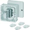 Hensel DP 9025 kábelösszekötő doboz, csatornák és védőcsövek szereléséhez, 88x88x49mm 600038 (DP 9025) - daniella