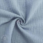  Muszlin takaró dupla 75x100 kék