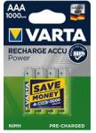 VARTA Mikro akkumulátor 4db 1.2V 1000mAh nikkel-fém-hidrid LR03 Micro(AAA/R03) AAA R2U Power VARTA - 5703301404