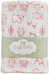 Soffi Baby takaró pamut dupla macik pink 80x100cm