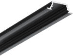 TOPMET LED profil GROOVE10. v2 A1C/U 2000 mm fekete eloxált (K5000221)