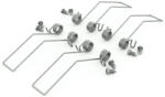 TOPMET rögzítő PHIL recessed spring inox [4 db] (97520030)