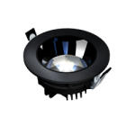spectrumLED MIRROR - MODEL L - süllyezetett DOWNLIGHT, ADJ. DIRECTION, 20W 30DEG 160X70 MM, Fekete (WLD20033_ZASILACZ)