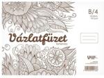 Vectra-Line Vázlatfüzet spirálozott VECTRALINE B/4 120 g 32 lapos famentes (01.01461) - tonerpiac