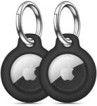 Tech-Protect 2x ключодържател за Apple Airtag от Tech Protect Rough - Черен (5906302360710)
