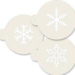 JEM Stencil Snowflakes - Hópelyhek 3 db