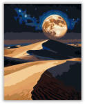  Holdfény és Galaxis a Sivatag Felett - számfestő készlet
