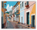 Számfestő Pelourinho Színes Koloniális Utca - számfestő készlet (crea7192)
