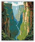  Itaimbezinho Canyon Fenséges Szurdoka - számfestő készlet