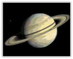 Számfestő Szaturnusz és Gyűrűi - számfestő készlet (crea7236)
