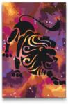  Festés számok szerint - Csillagjegy - Oroszlán Méret: 20x30cm, Keretezés: Műanyagtáblával