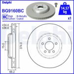 DELPHI Disc frana DELPHI BG9160BC (BG9160BC) - fixbox