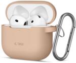 Tech-protect Silicone Hook tok Apple AirPods 4 készülékhez Caffe Latte