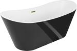 Mexen Montana 180x90 cm negru/alb/auriu (52011809075-50)