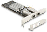 Delock PCI Express x1 Kártya - 2 x SFP bővítőhely Gigabit LAN (DL-88336)
