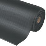 Notrax® 408 Airug Plus - Fáradásgátló vinil szőnyeg bordás mintával - Fekete Méret: 91cm x linm
