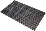 Notrax® 549 Safety Stance - Kiváló minőségű fáradtsággátló nitril szőnyeg vízelvezető rendszerrel - fekete Méret: 90cm x 150cm