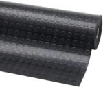 Notrax® 745 Dots 'n' Roll - Buborékos felületű gumi futófelület - 3, 5 mm - Fekete Méret: 100cm x 10m