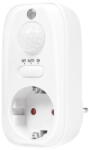 LogiLink Prelungitor ADAPTOR LOGILINK, Schuko x 1, senzor miscare PIR, detector zi/noapte, IP20, 230 V/16A 50Hz max. 800W (bec luminos) sau max. 300W (LED), alb "PA0248" (include TV 0.18lei) (PA0248) - vexio