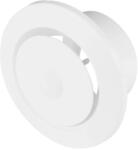 Awenta Grilă admisie, Awenta Ø125 mm, material plastic, debit max. 120 m³/h, suprafețe antibacteriene, antistatice, antifungice. Garanție 2 ani! (VAN125)